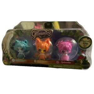 Glimmies 3Pack Magic Shine Bright Lights Up Lavoonia Cerulea Spinosita New Age 3